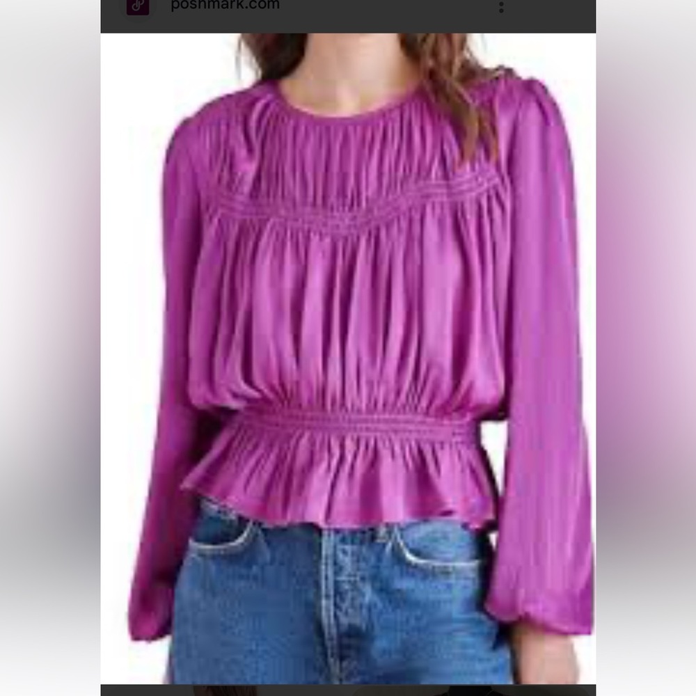Steve Madden “Pyper” Women's Top Magenta Purple Small NWT